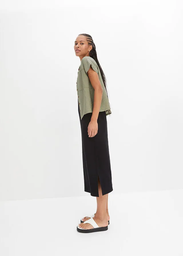 Vestido de punto Negro