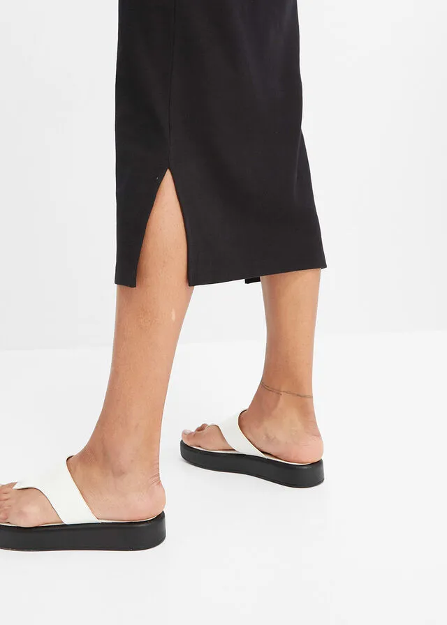 Vestido de punto Negro