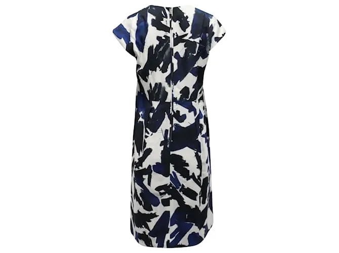 Vestido Estampado Jil Sander en Viscosa Multicolor 