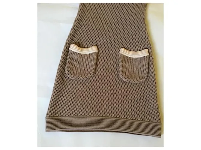 Vestido Fendi Beige 
