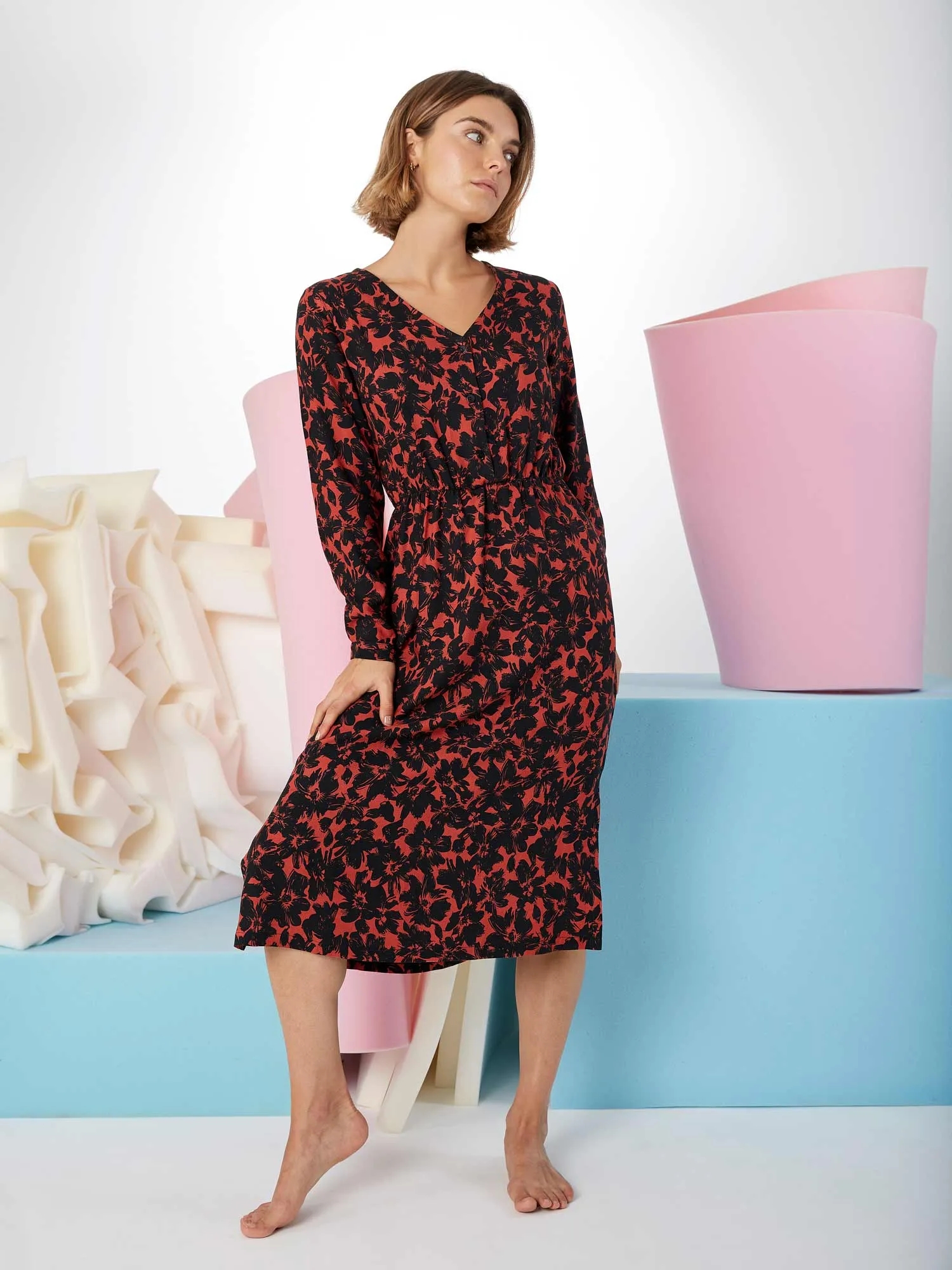VESTIDO GISBERT ROJO