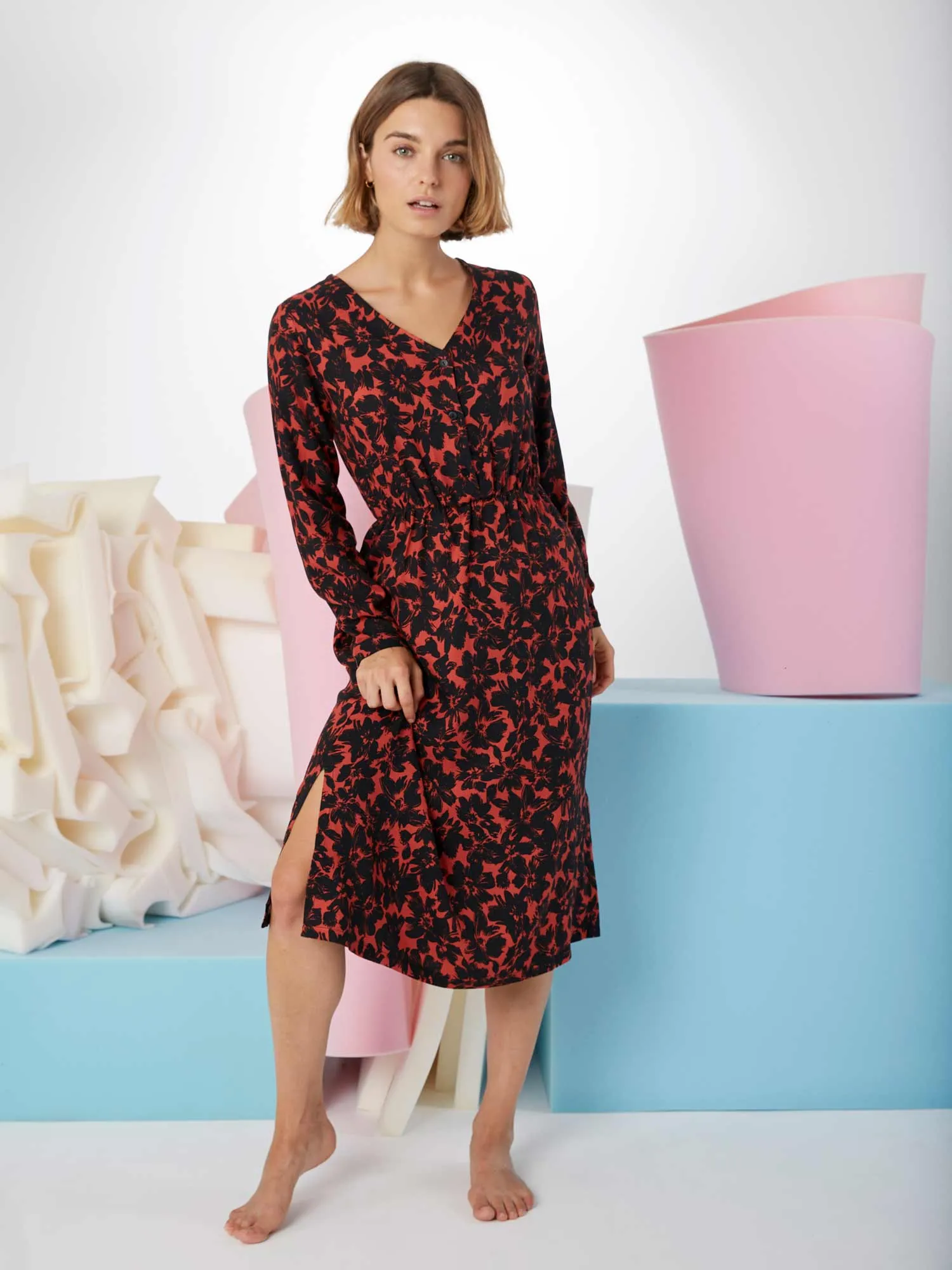 VESTIDO GISBERT ROJO