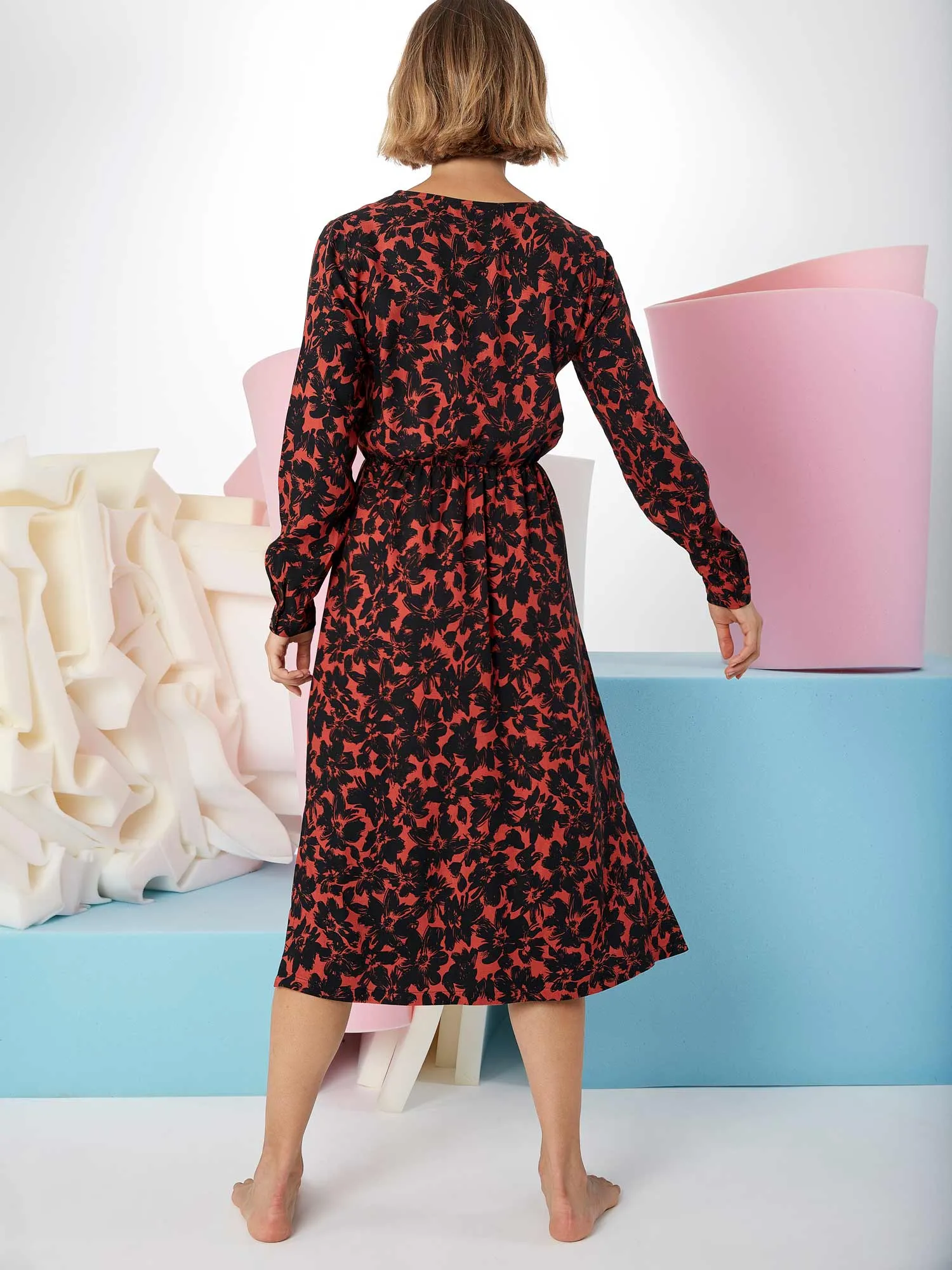 VESTIDO GISBERT ROJO