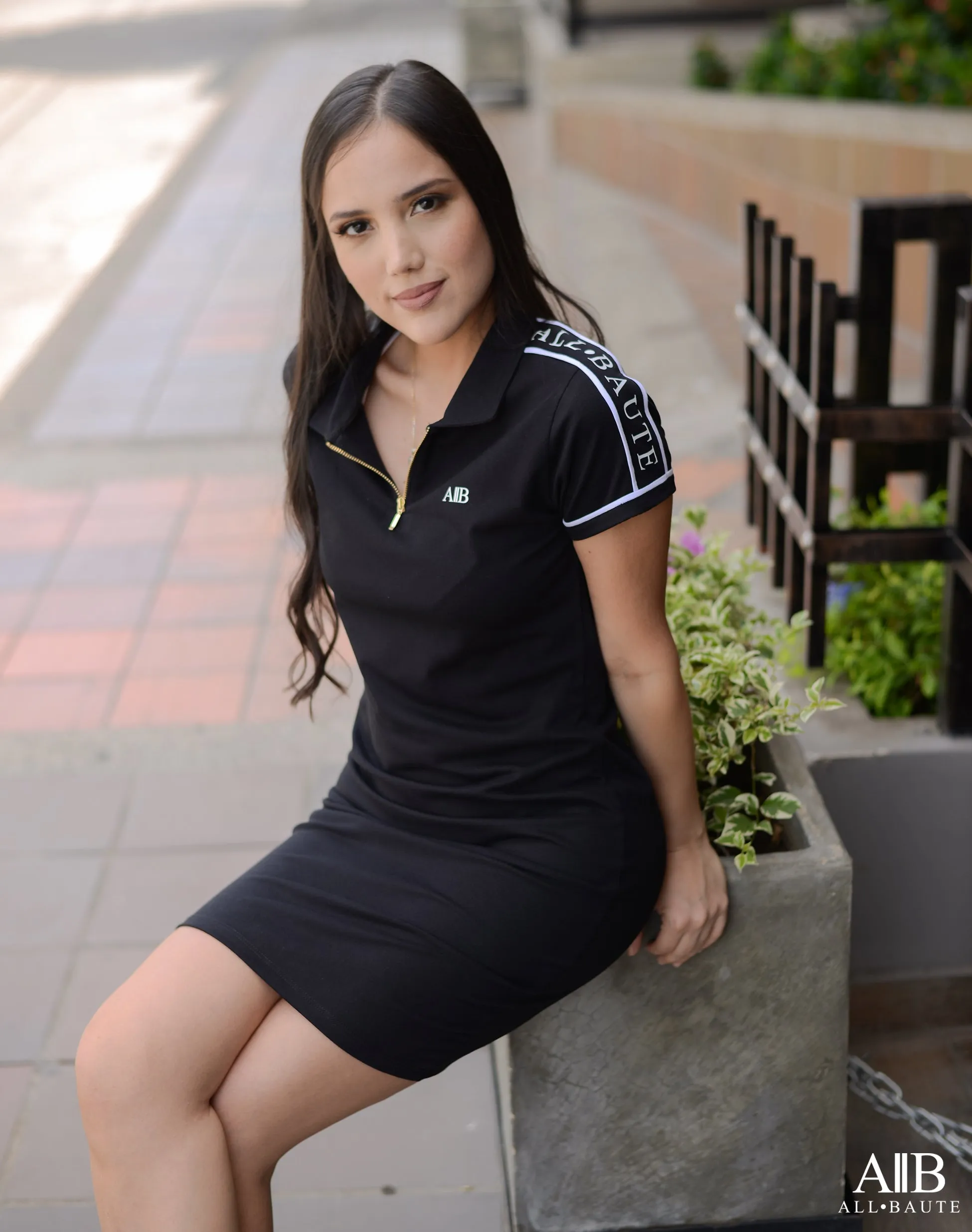 Vestido tipo polo