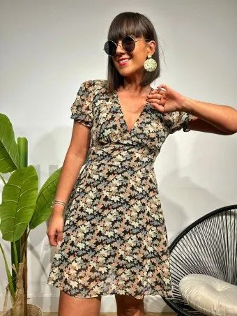 Vestido Vaporoso Estampado SISSAY