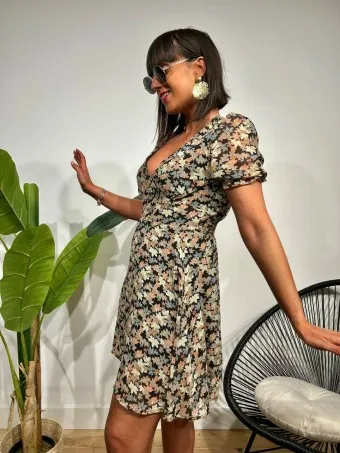 Vestido Vaporoso Estampado SISSAY
