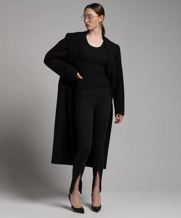 WARDROBE.NYC Black ribbed top