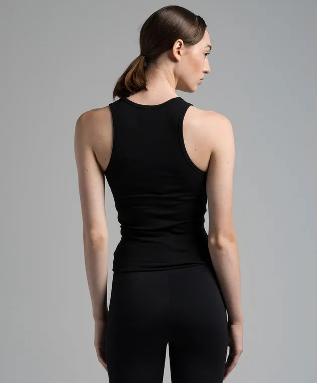 WARDROBE.NYC Black ribbed top