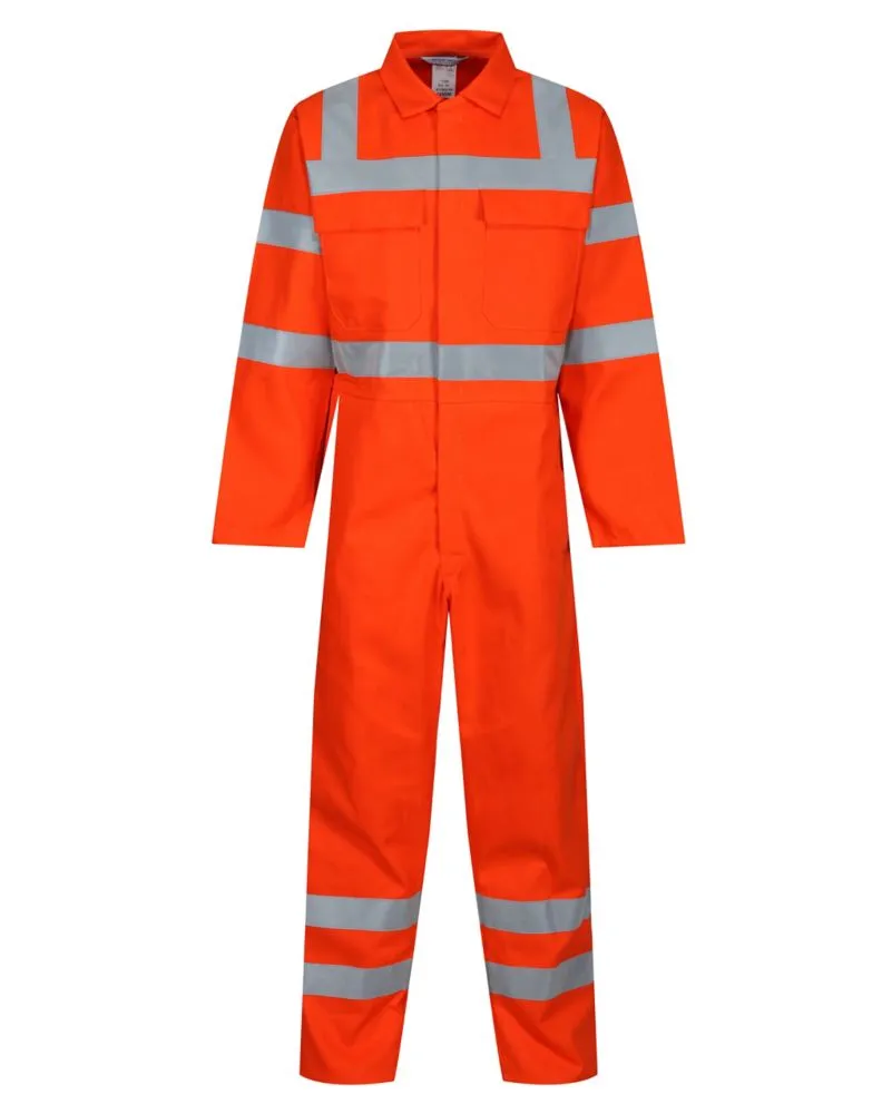 Wearwell, mono pirorretardante, naranja, talla S (pecho 40