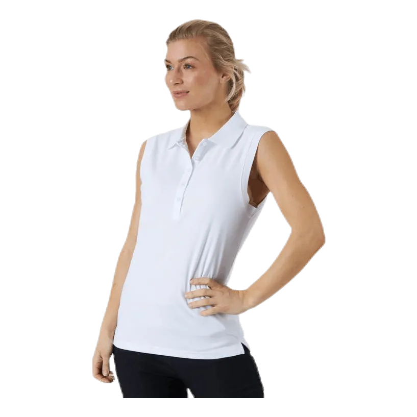 Wilson Staff Sleeveless Polo White