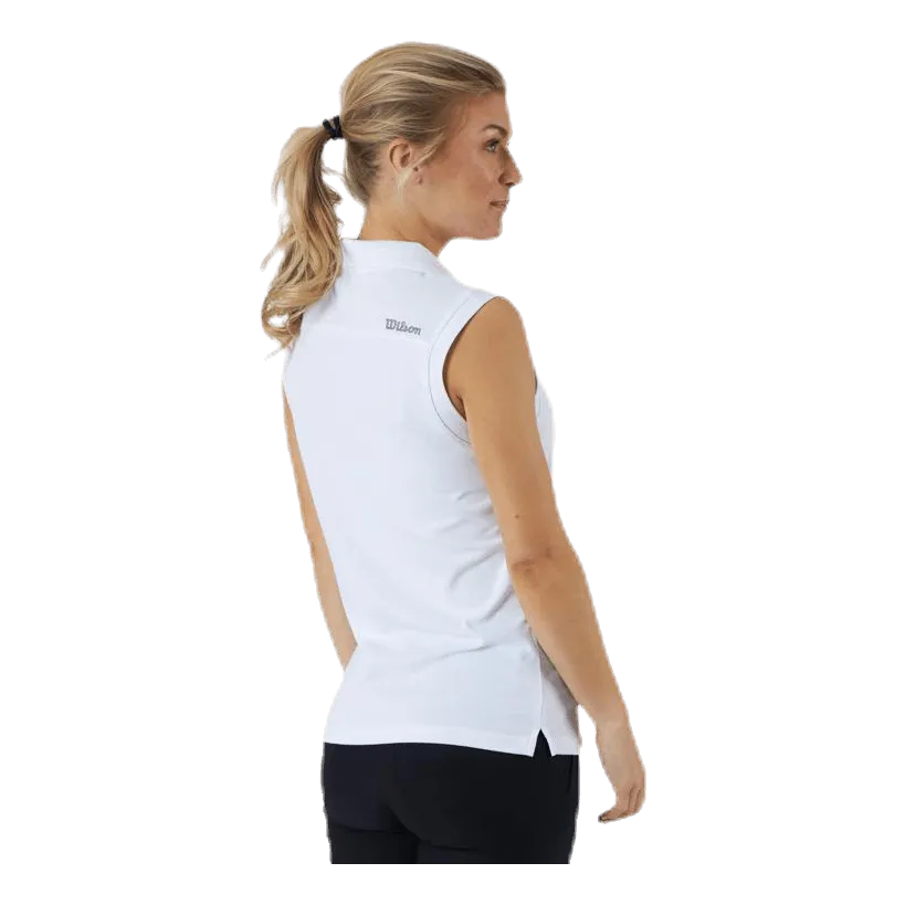 Wilson Staff Sleeveless Polo White