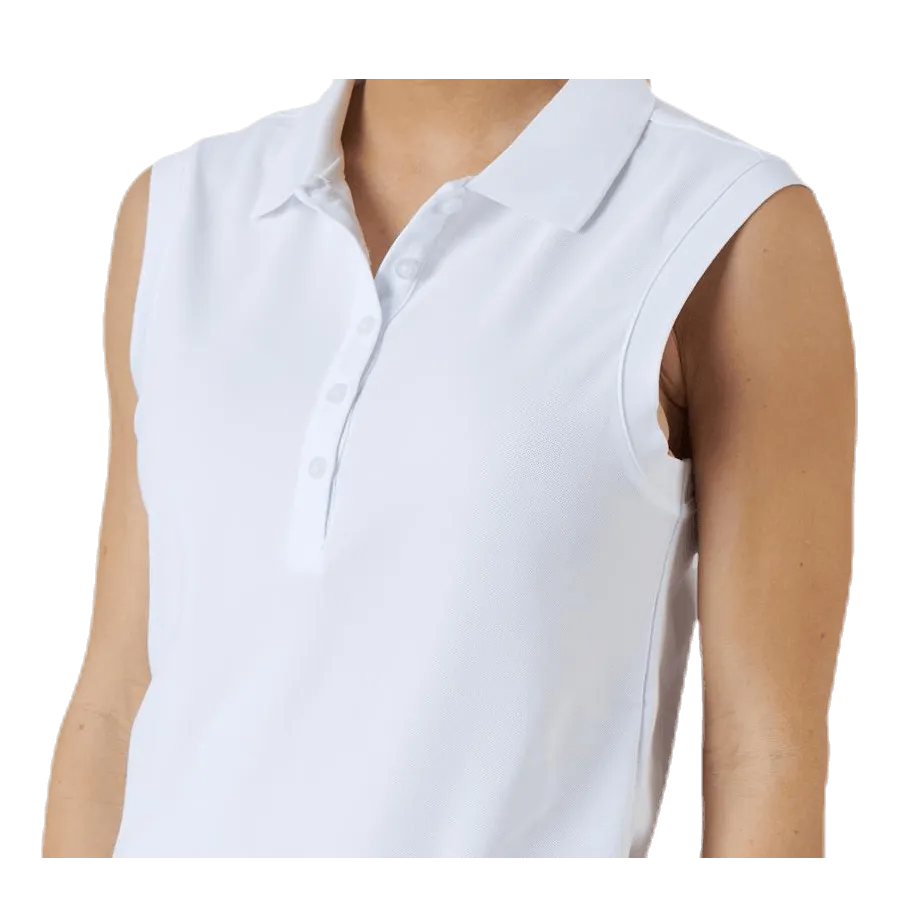 Wilson Staff Sleeveless Polo White