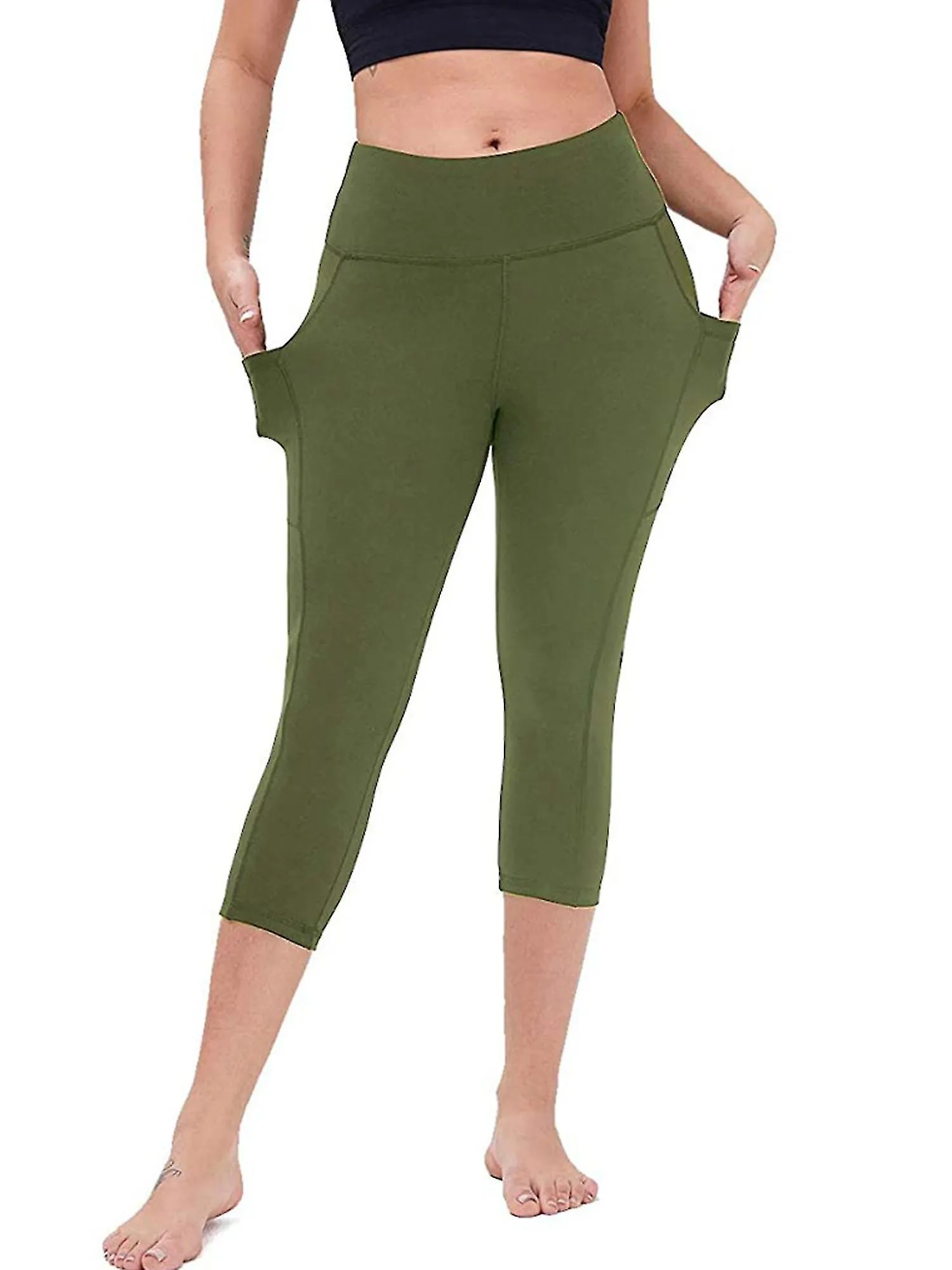 Women High Waist Yoga Pants Fitness Legging Running Gym Trousers