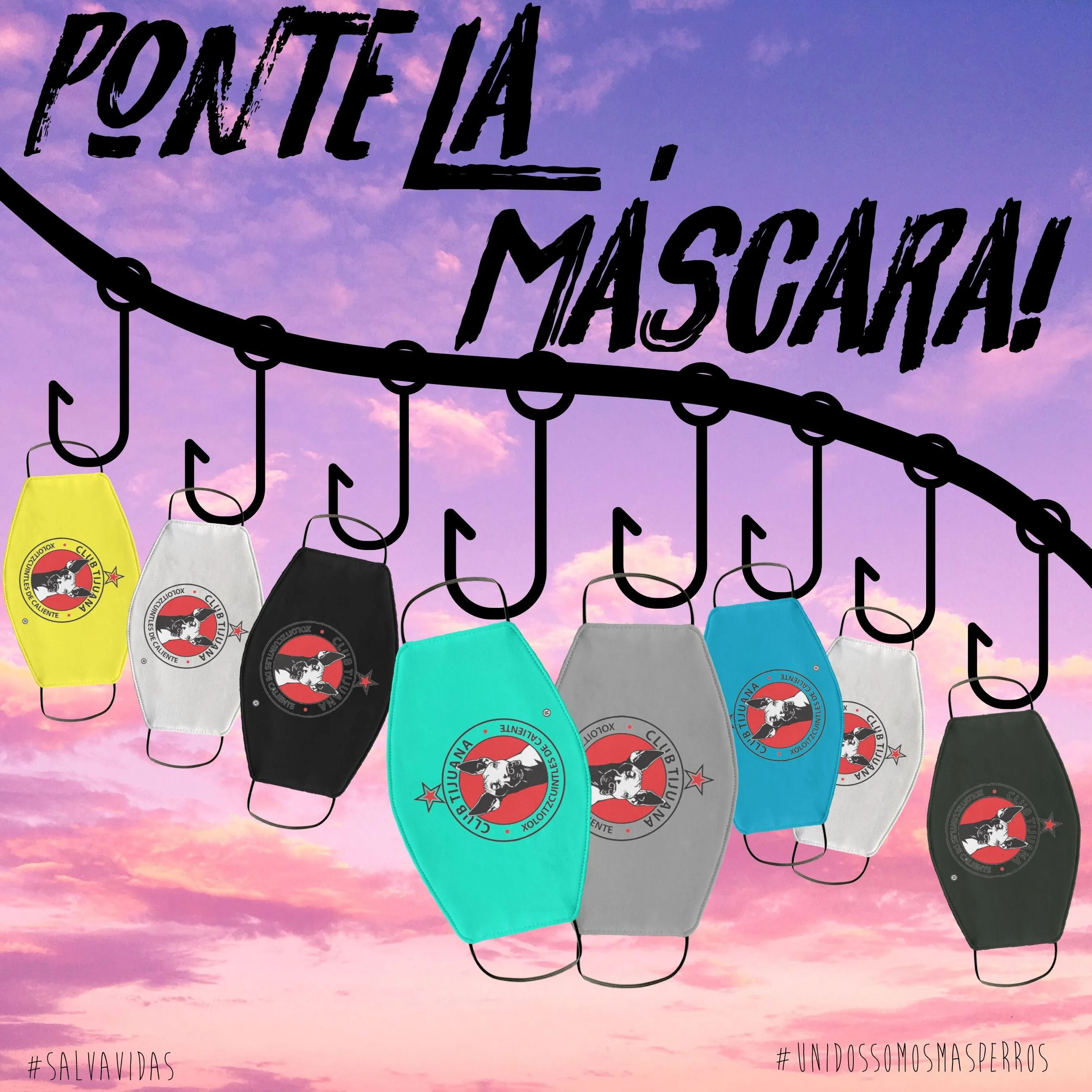 XOLOS  FMA FACE MASK /COVID19 / CUBREBOCAS