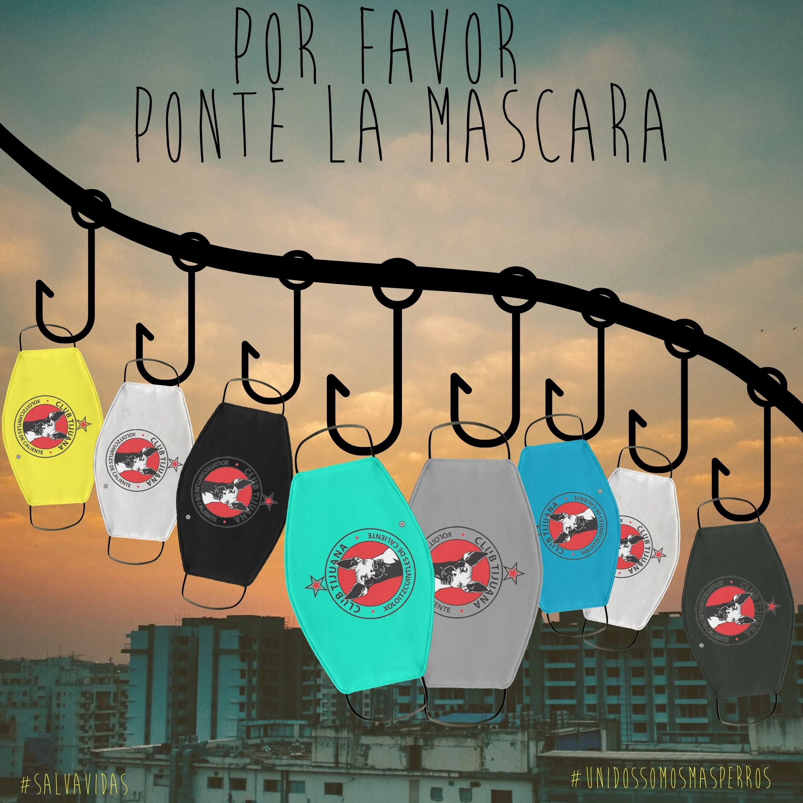 XOLOS  FMA FACE MASK /COVID19 / CUBREBOCAS