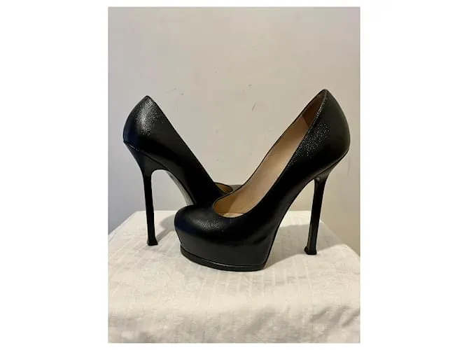 Yves Saint Laurent YSL TripToo  105 bombas en negro 