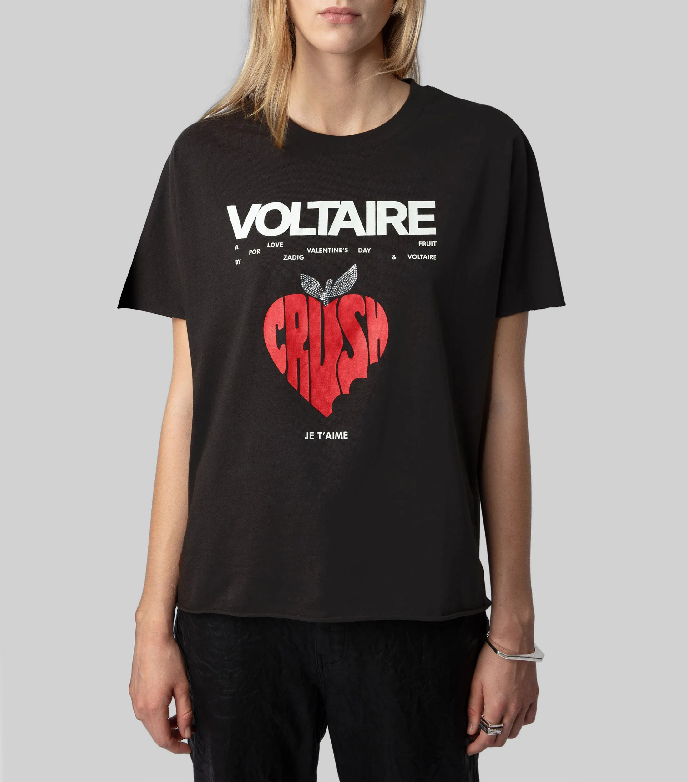 Zadig & Voltaire Playera de cuello redondo y manga corta Mujer
