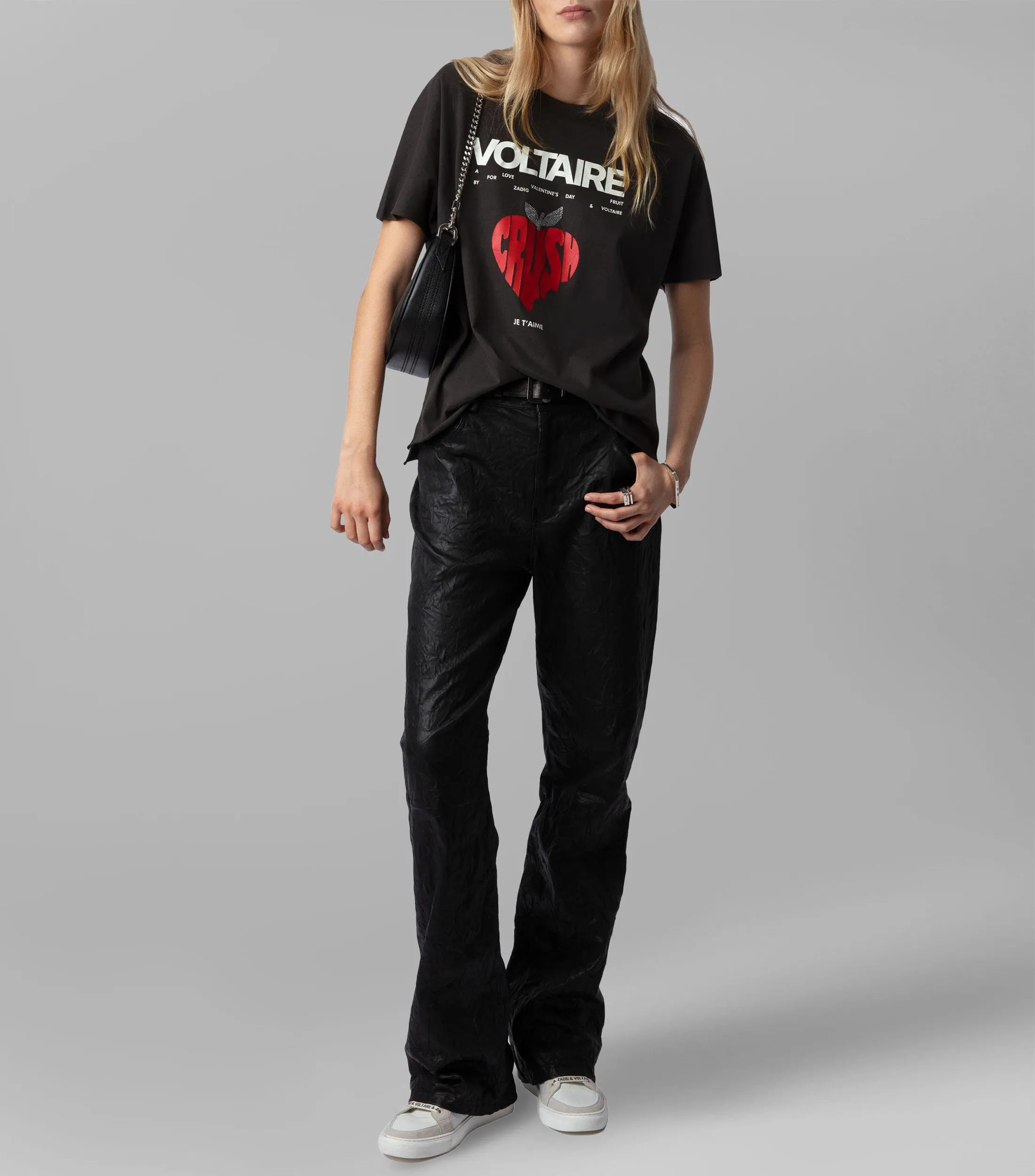 Zadig & Voltaire Playera de cuello redondo y manga corta Mujer