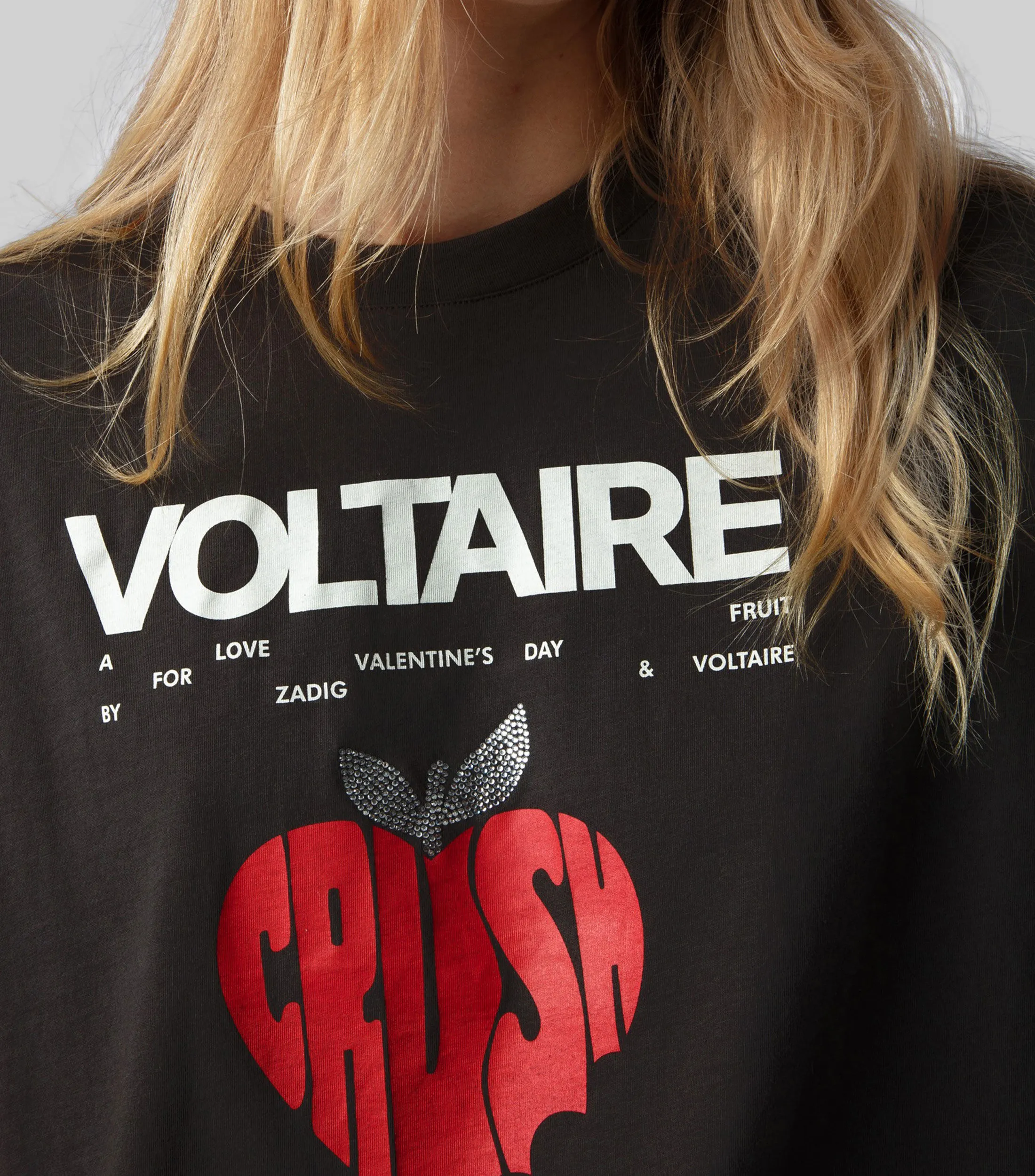 Zadig & Voltaire Playera de cuello redondo y manga corta Mujer