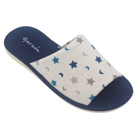 Zapatilla Mujer Verano De Casa Estrellas Marino. Garzon