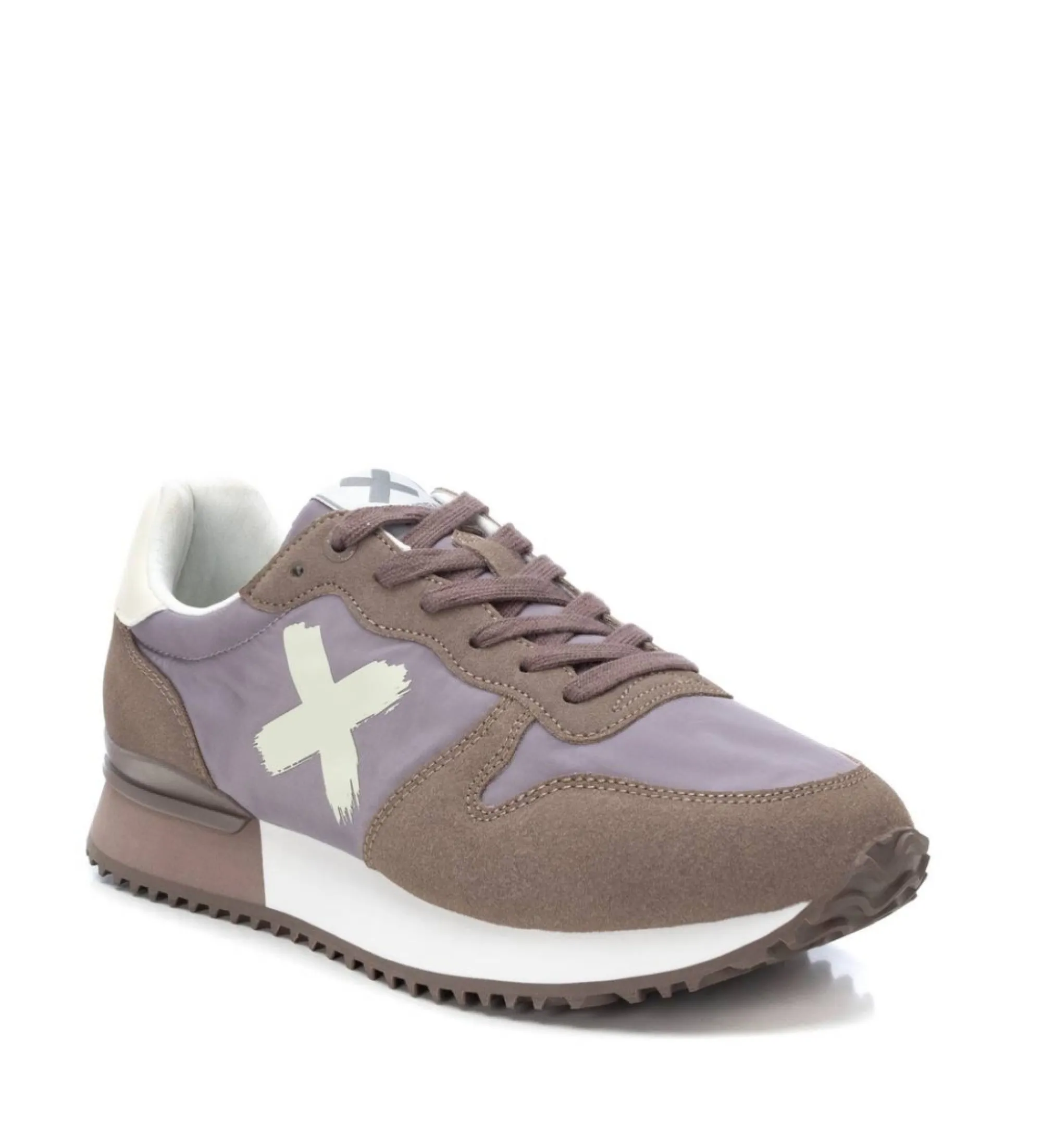 Zapatillas 142804 marrón, lila