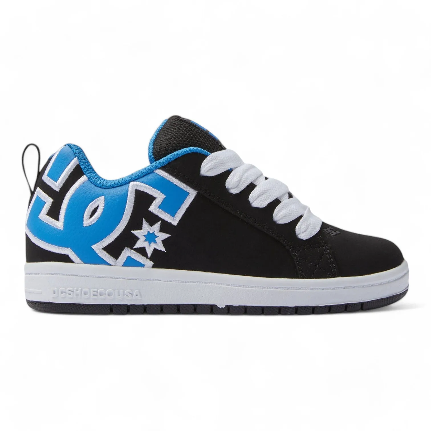 Zapatillas Dc Court Graffik Ss Negro Azul Blanco