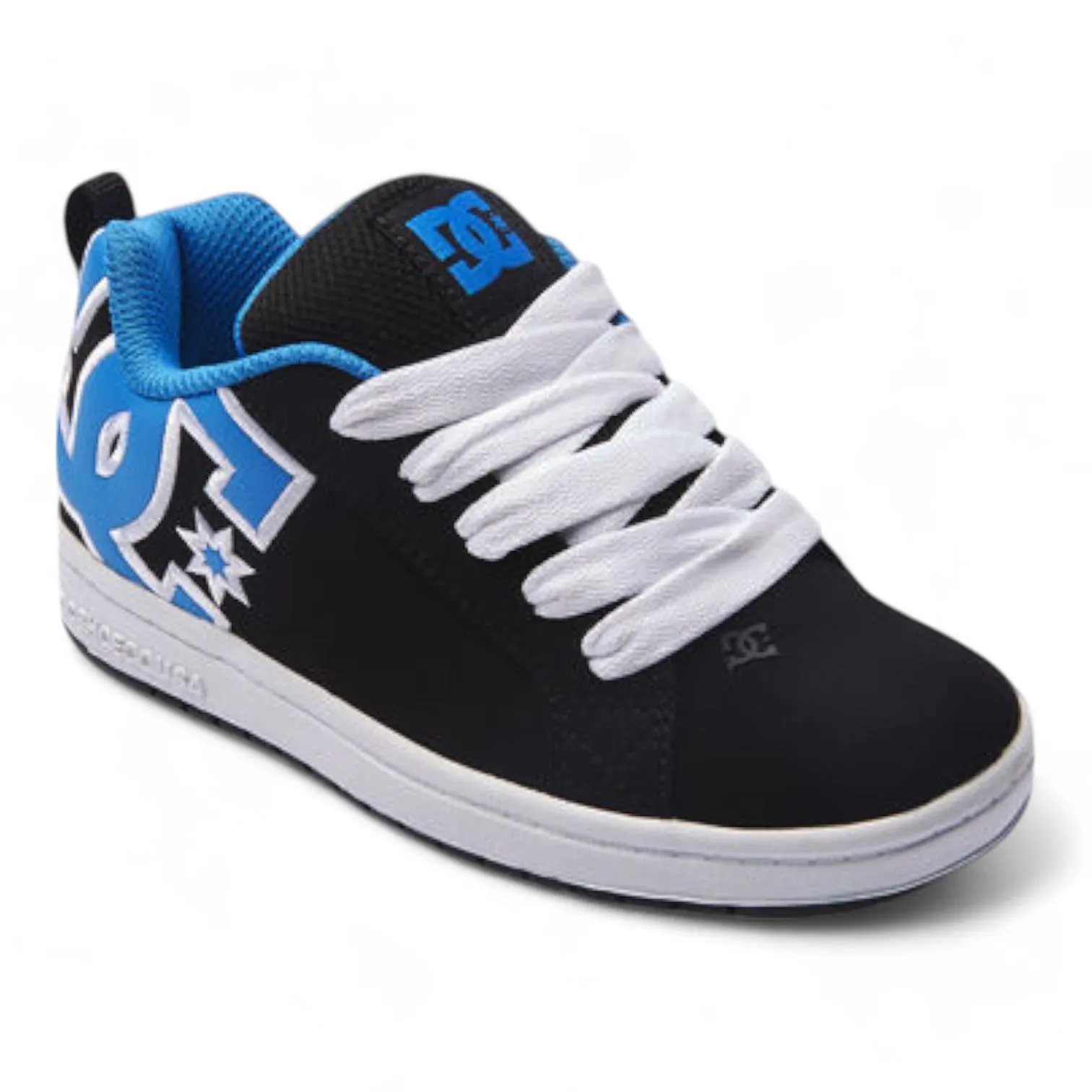 Zapatillas Dc Court Graffik Ss Negro Azul Blanco