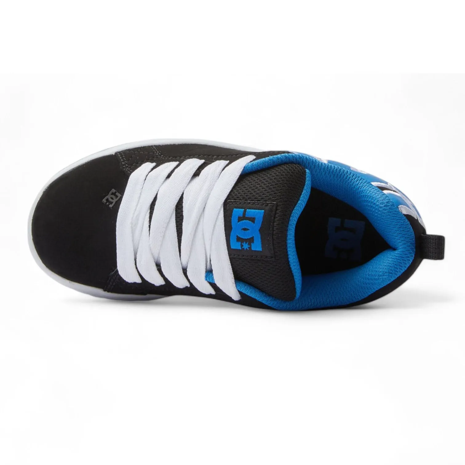 Zapatillas Dc Court Graffik Ss Negro Azul Blanco