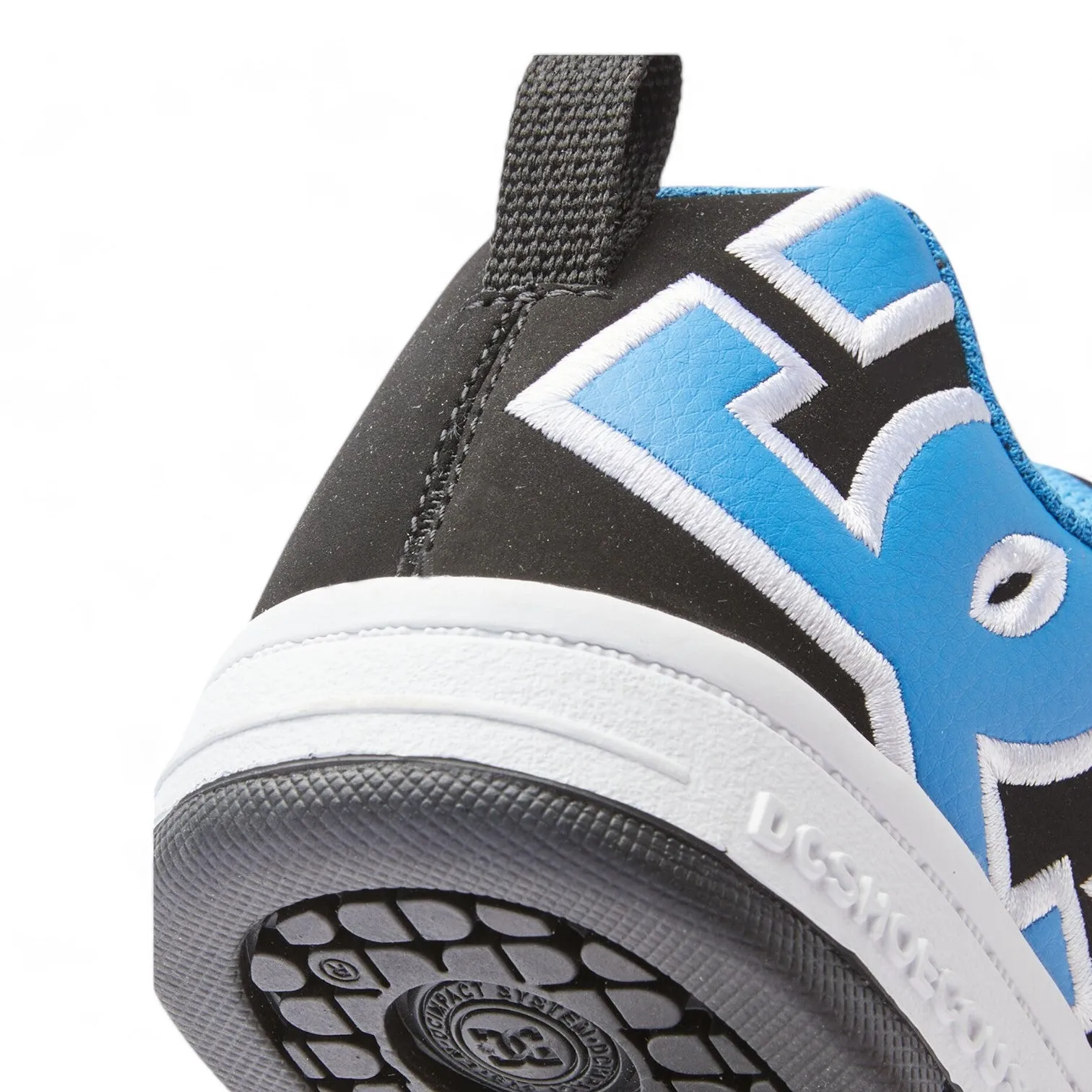 Zapatillas Dc Court Graffik Ss Negro Azul Blanco