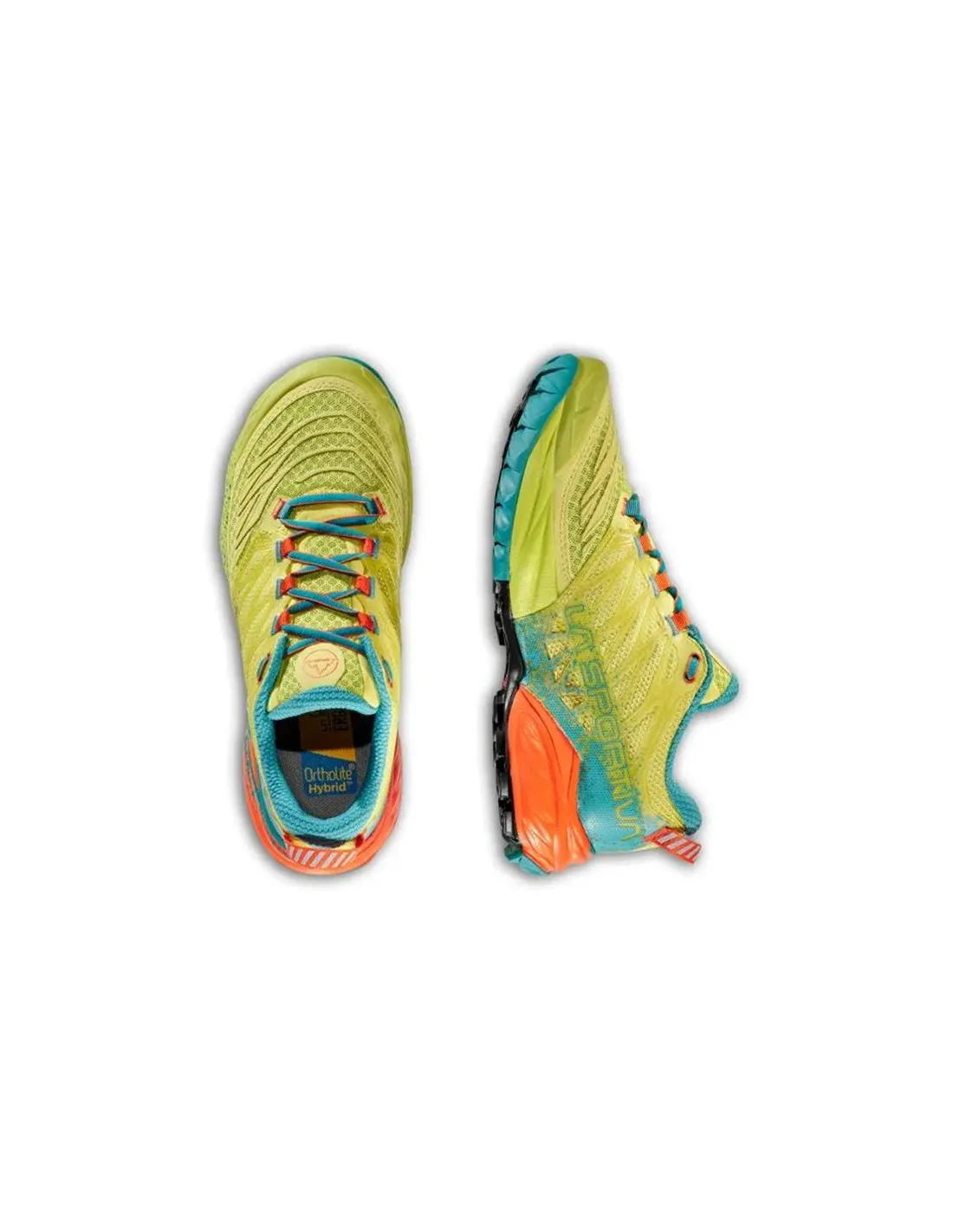 Zapatillas de Running La Sportiva Akasha II Green Banana/Lagoon Mujer