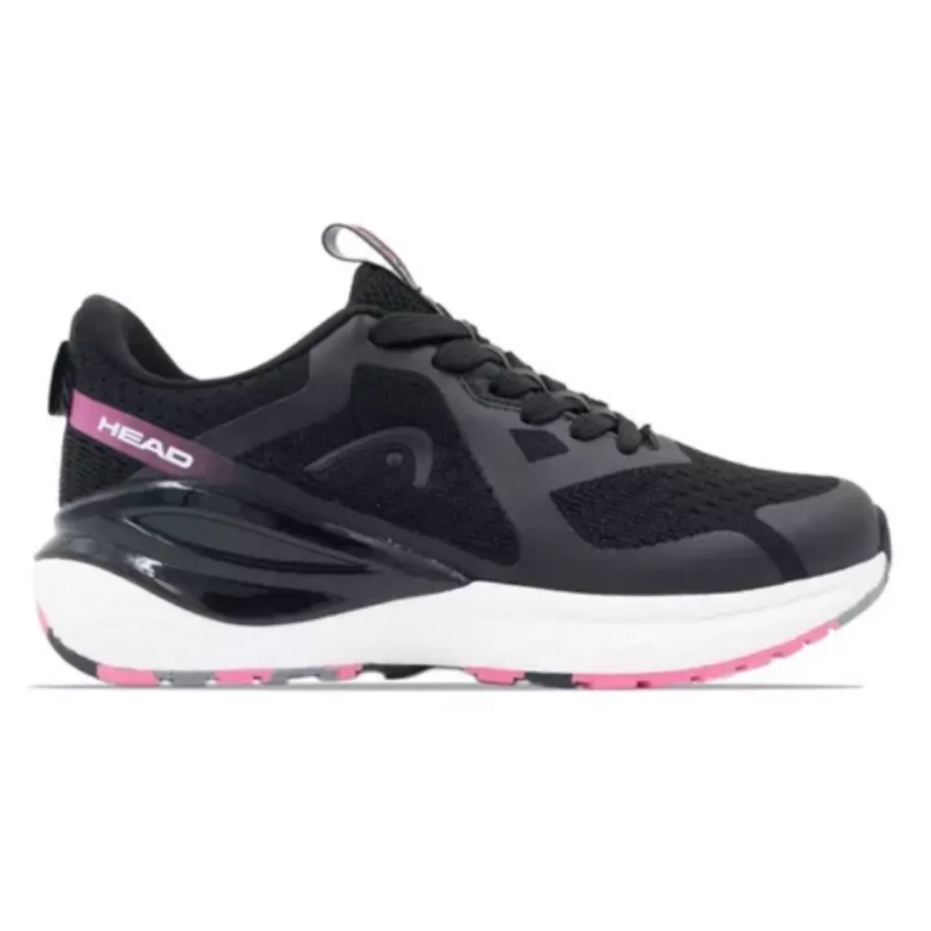 ZAPATILLAS NIÑA HEAD  SERBIA NEGRA/FUCSIA