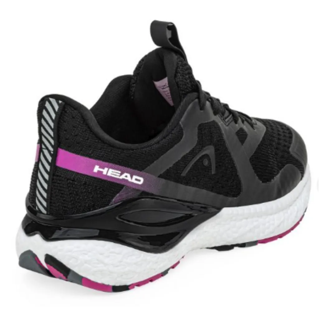 ZAPATILLAS NIÑA HEAD  SERBIA NEGRA/FUCSIA