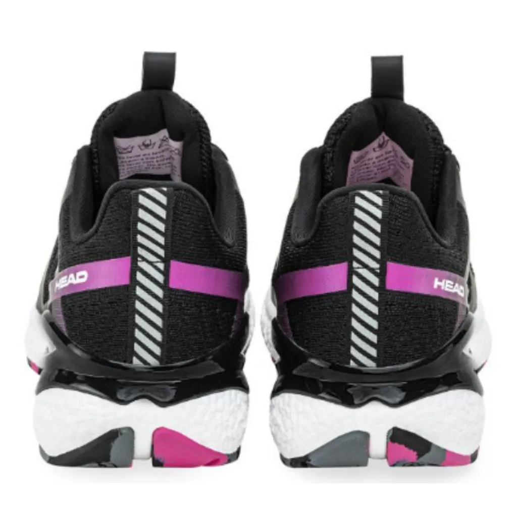 ZAPATILLAS NIÑA HEAD  SERBIA NEGRA/FUCSIA