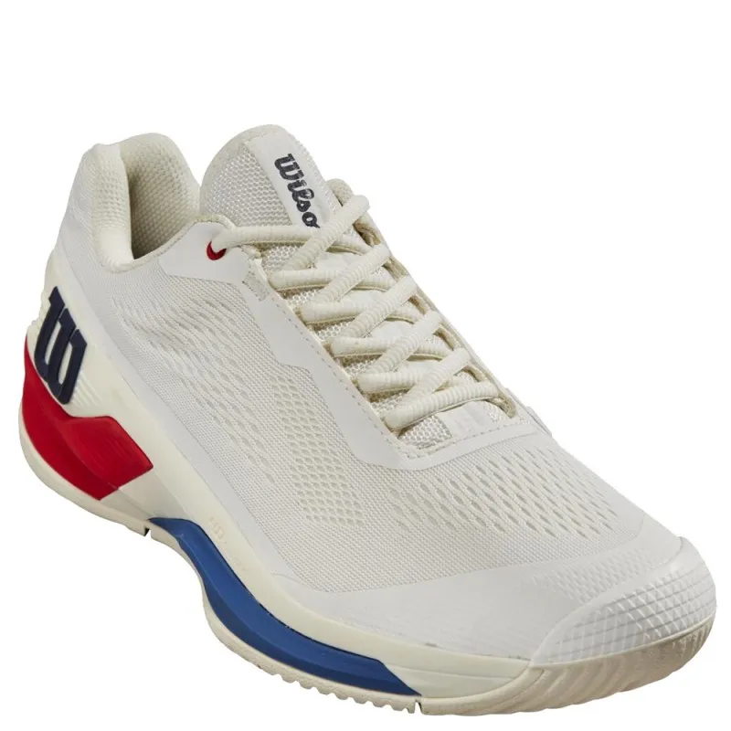 zapatillas Wilson Rush Pro 4.0 Clay snow white red 2024