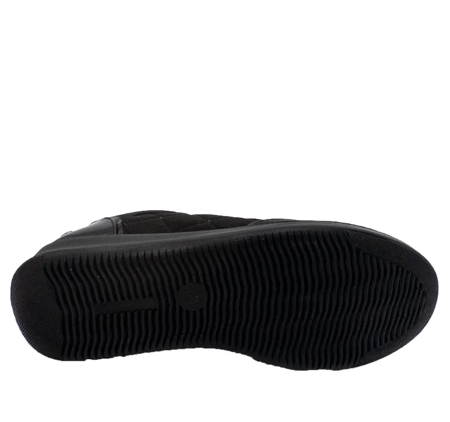 ZAPATO AMARPIES AST22307 COMBINADO GUATEADO NEGRO CÓMODO PARA MUJER PLANTILLA ACOLCHADA MEMORY SPONGE 28140