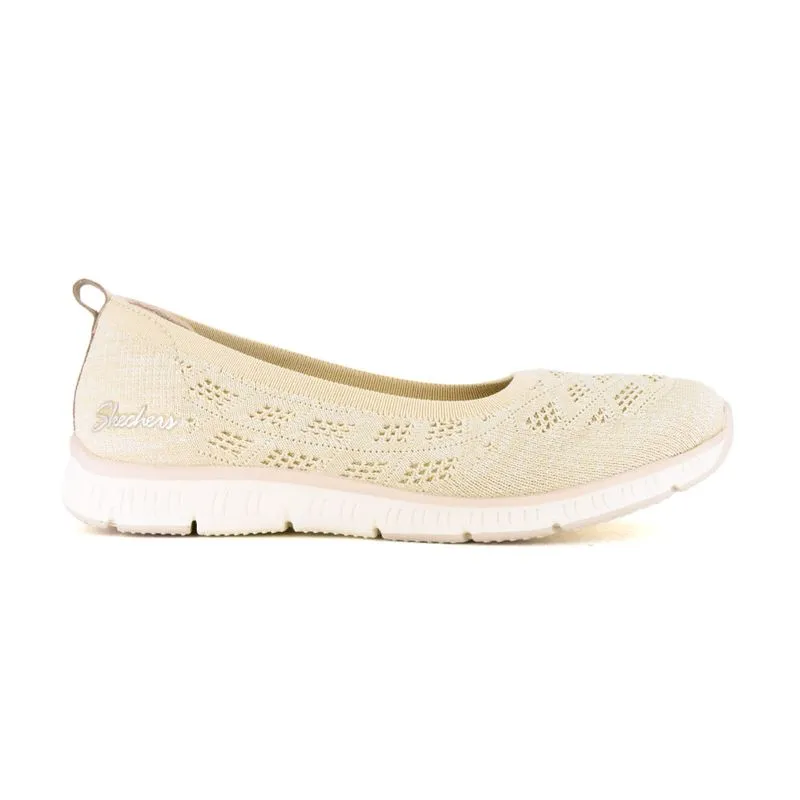 ZAPATO BALERINA SKECHERS BECOOL IN THE MOMENT BEIGE