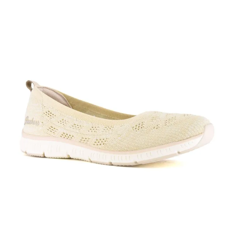 ZAPATO BALERINA SKECHERS BECOOL IN THE MOMENT BEIGE