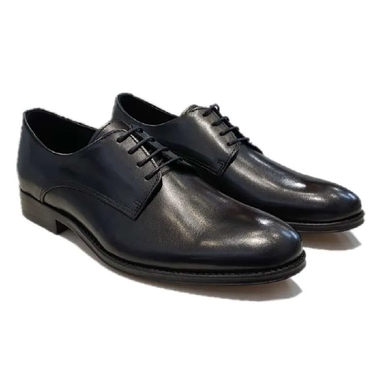 ZAPATO BLUCHER LISO VESTIR NEGRO