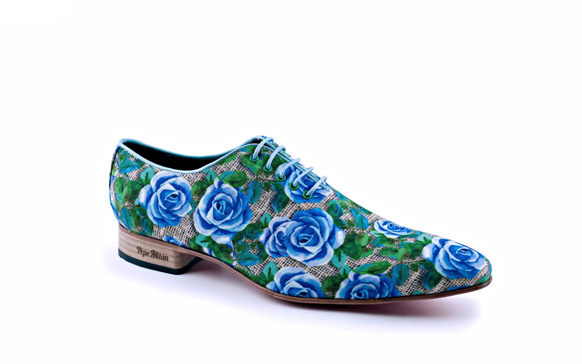 ZAPATO MODELO BLUE MOOM, FABRICADO EN FANTASíA M30 MARINO