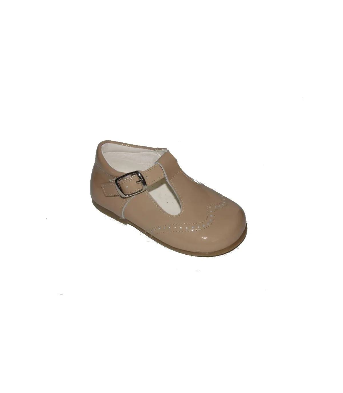 Zapato pepito charol camel