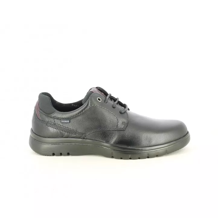 Zapatos sport Baerchi negros con cordones y suela flexible