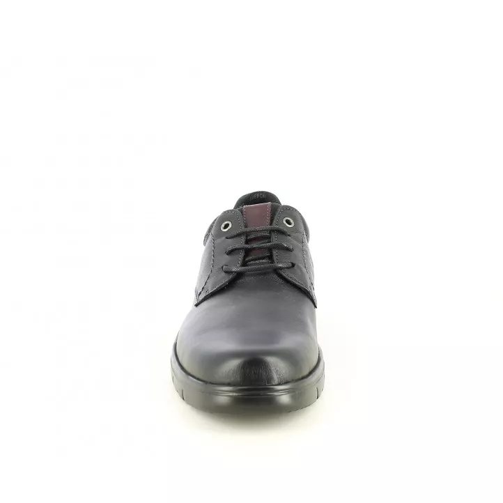 Zapatos sport Baerchi negros con cordones y suela flexible