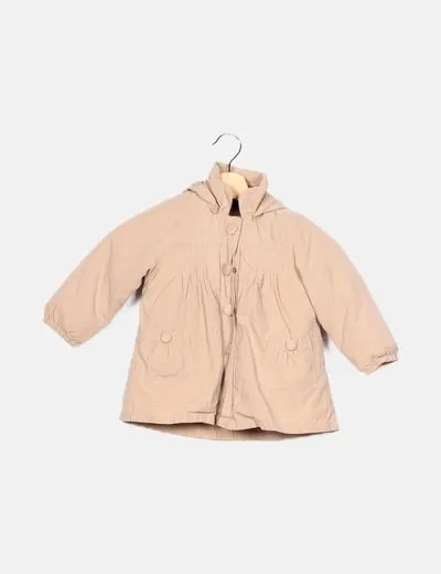 Zara Abrigo beige básico