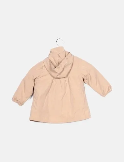 Zara Abrigo beige básico