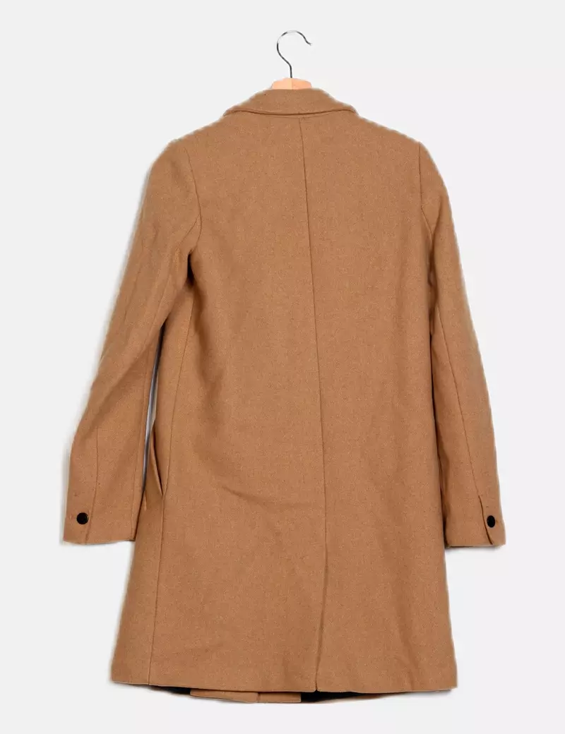 Zara Abrigo marrón paño