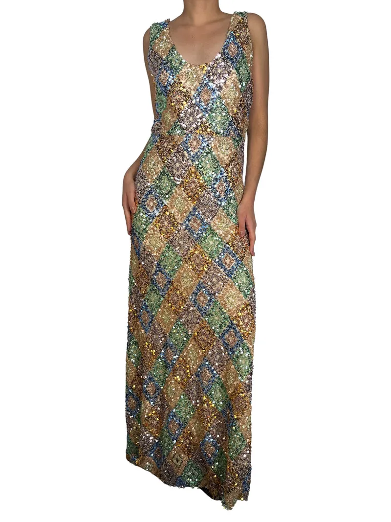 ZARA Vestido Lentejuelas