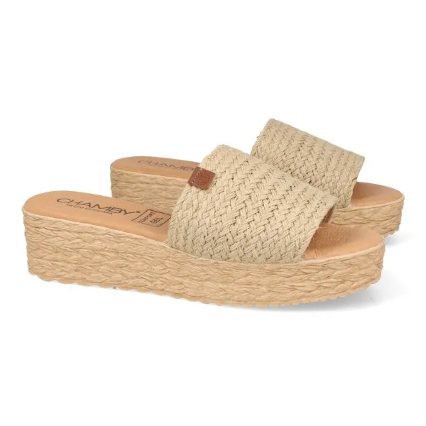 ZUECOS PLATAFORMA MUJER COMODOS YUTE MOD. ARYA