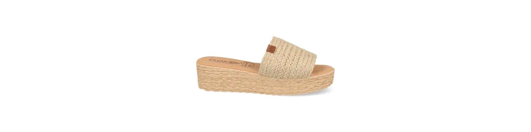 ZUECOS PLATAFORMA MUJER COMODOS YUTE MOD. ARYA